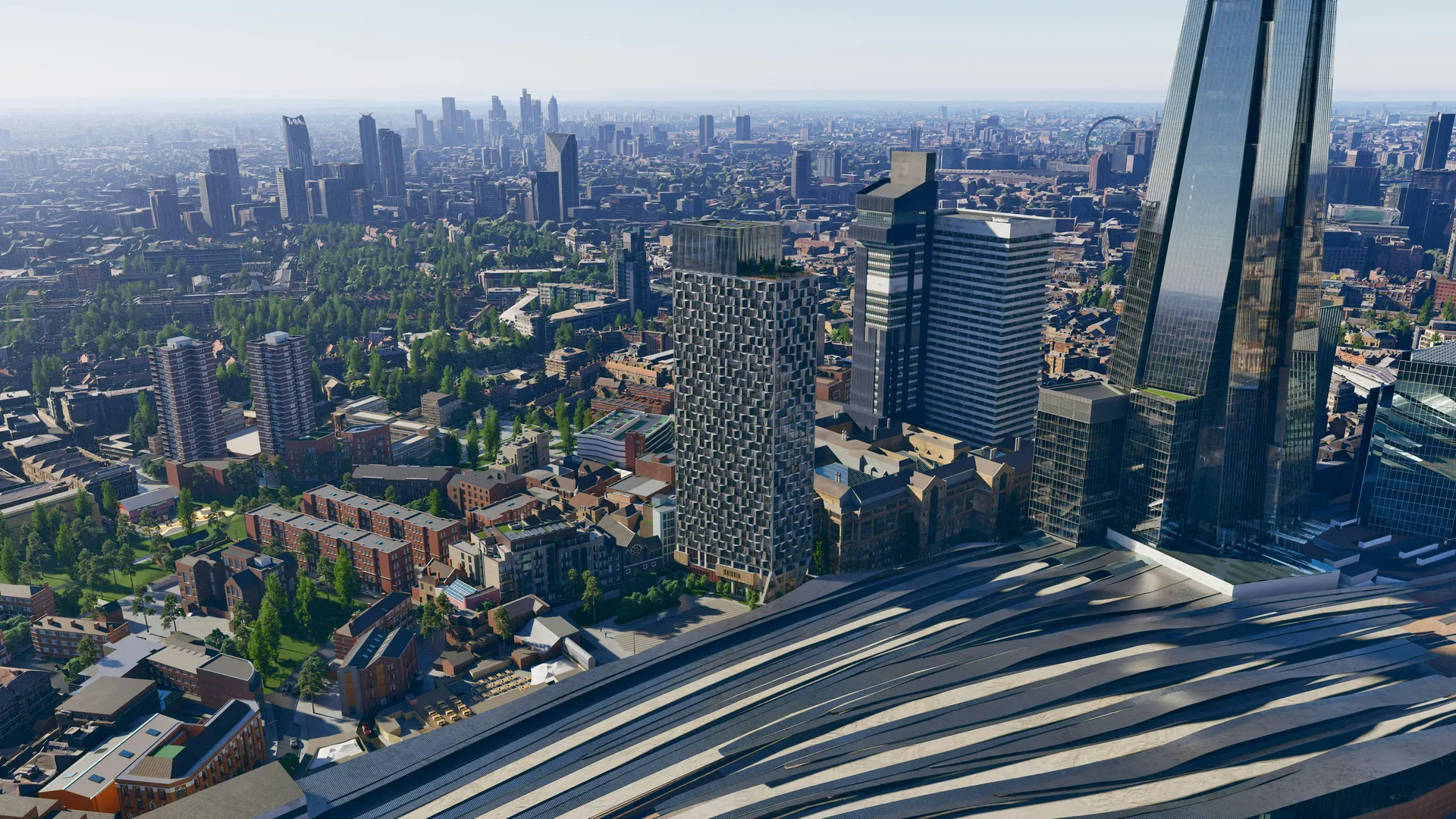 Gemelo digital 3D del student housing Chapter London Bridge